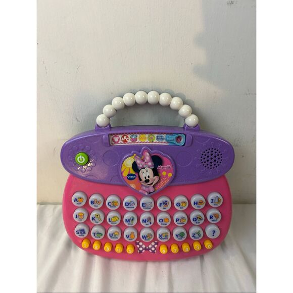 Vtech Disney Minnie Mouse educational learning toy numbers ABC - Picture 1 of 3